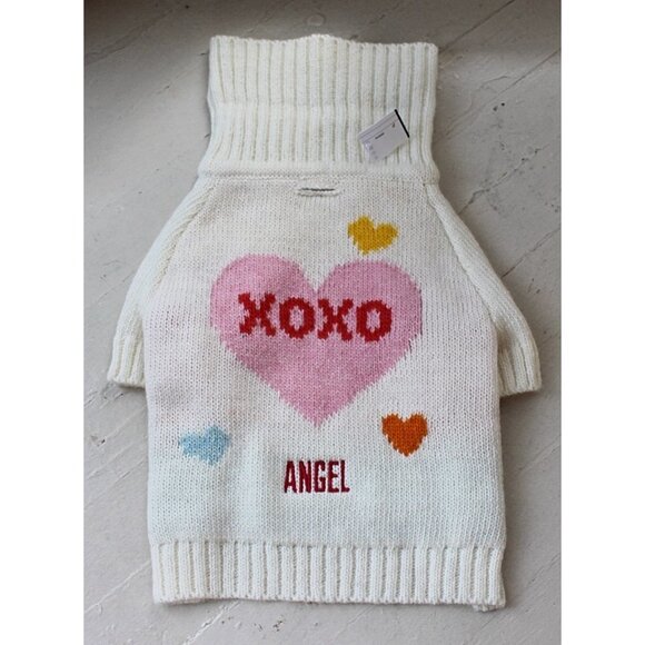 NEW Mark & Graham Love Knit Dog Sweater - Small / Med - Poodle, Pug, Bichon - Picture 3 of 9